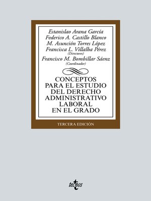 cover image of Conceptos para el estudio del derecho administrativo laboral en el grado